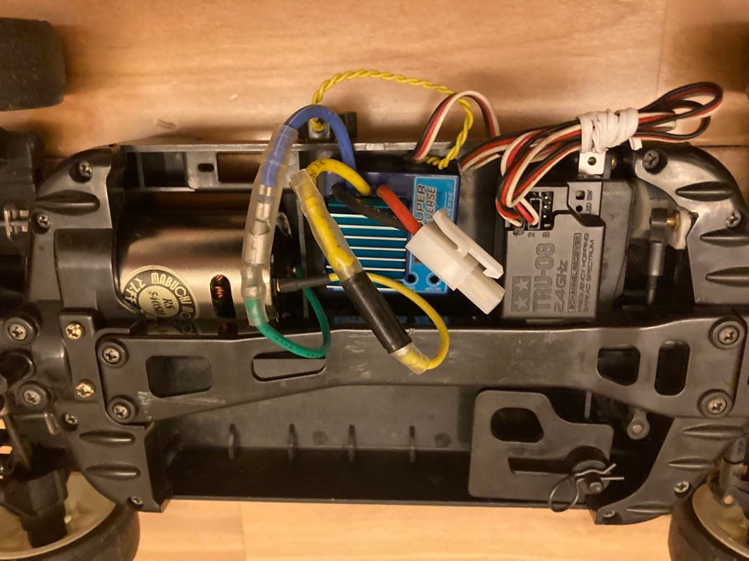 タミヤ1/10 RC TB-01 シャーシ オンロード仕様 希少 当時物 4WD