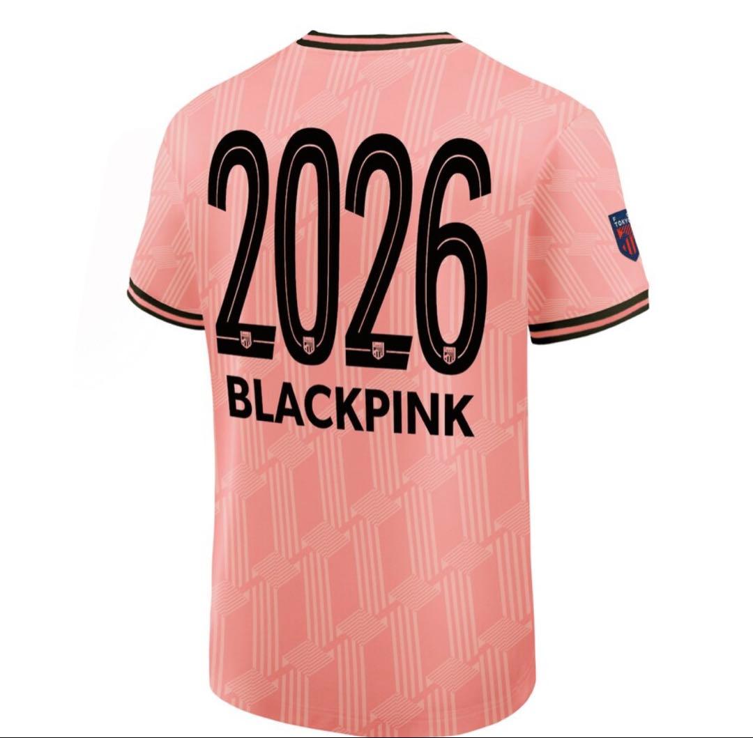 う*し様 FC東京×BLACKPINK ピンク コンフィットTシャツ【Mサイズ】