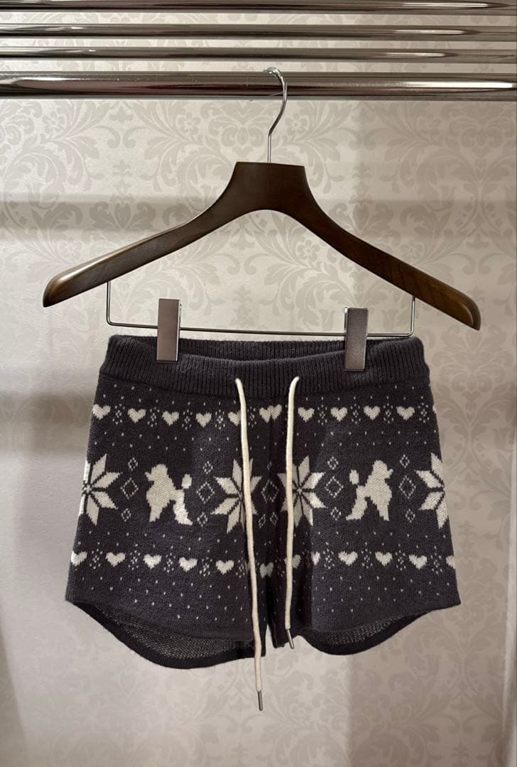 Darich ノルディックニットショートパンツ