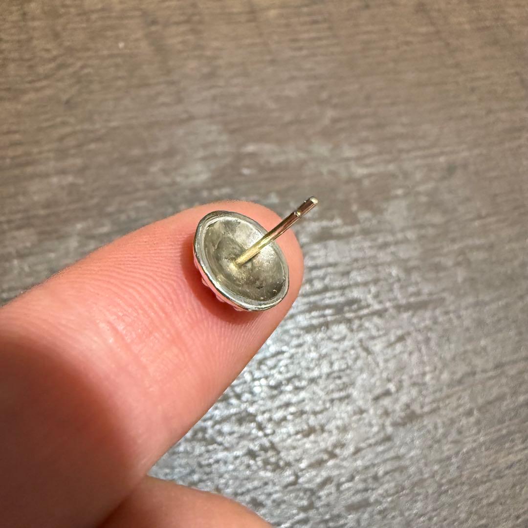 クロームハーツ　クロスボール　ダイヤ　ピアス