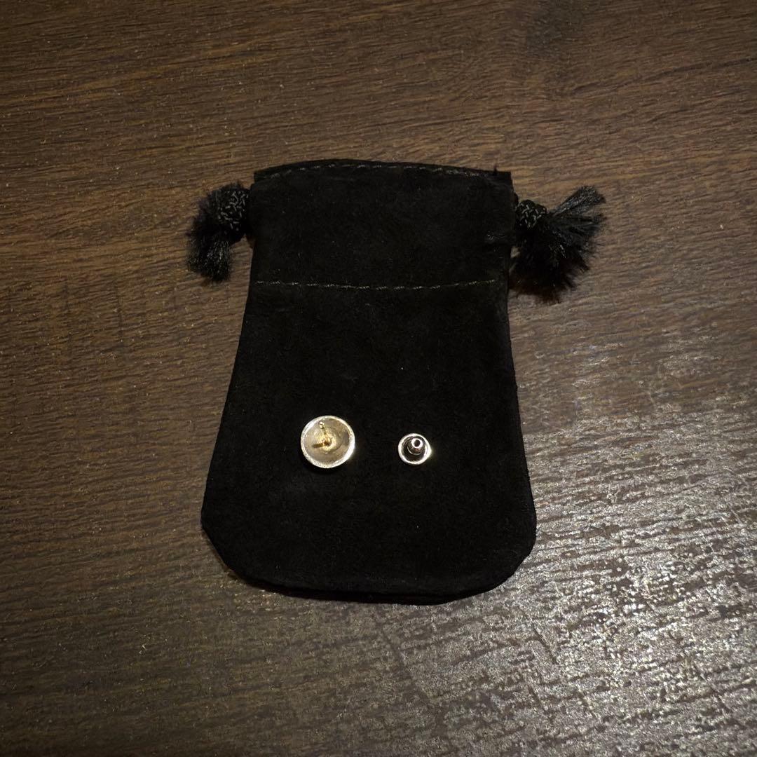 クロームハーツ　クロスボール　ダイヤ　ピアス