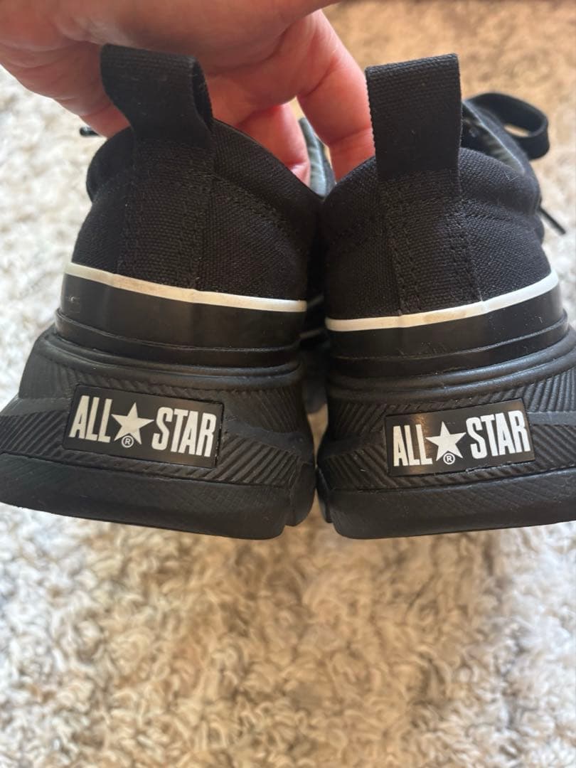 値下美品コンバース厚底トレックウェーブALL STAR TREKWAVE24cm