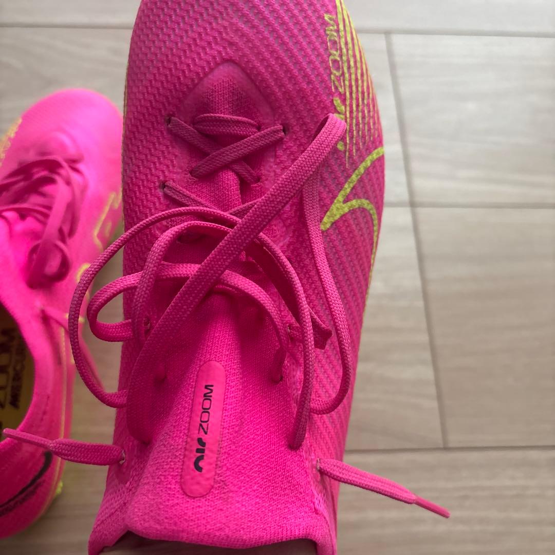 美品　Nike Zoom サッカーシューズ ピンク 24CM　マーキュリアル