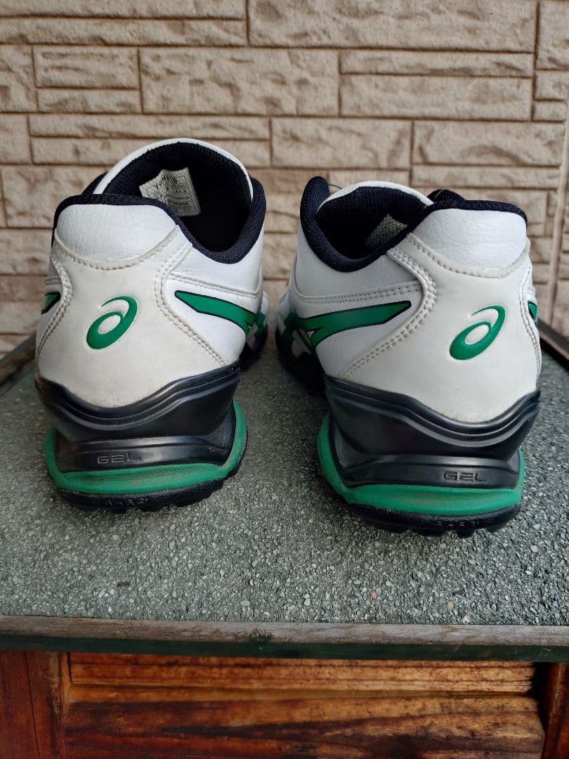 asics ゴルフシューズ ホワイト/ペッパーグリーン