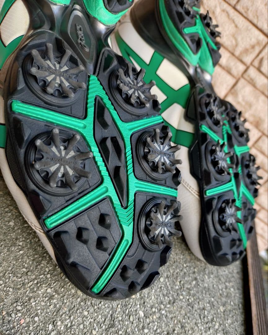 asics ゴルフシューズ ホワイト/ペッパーグリーン