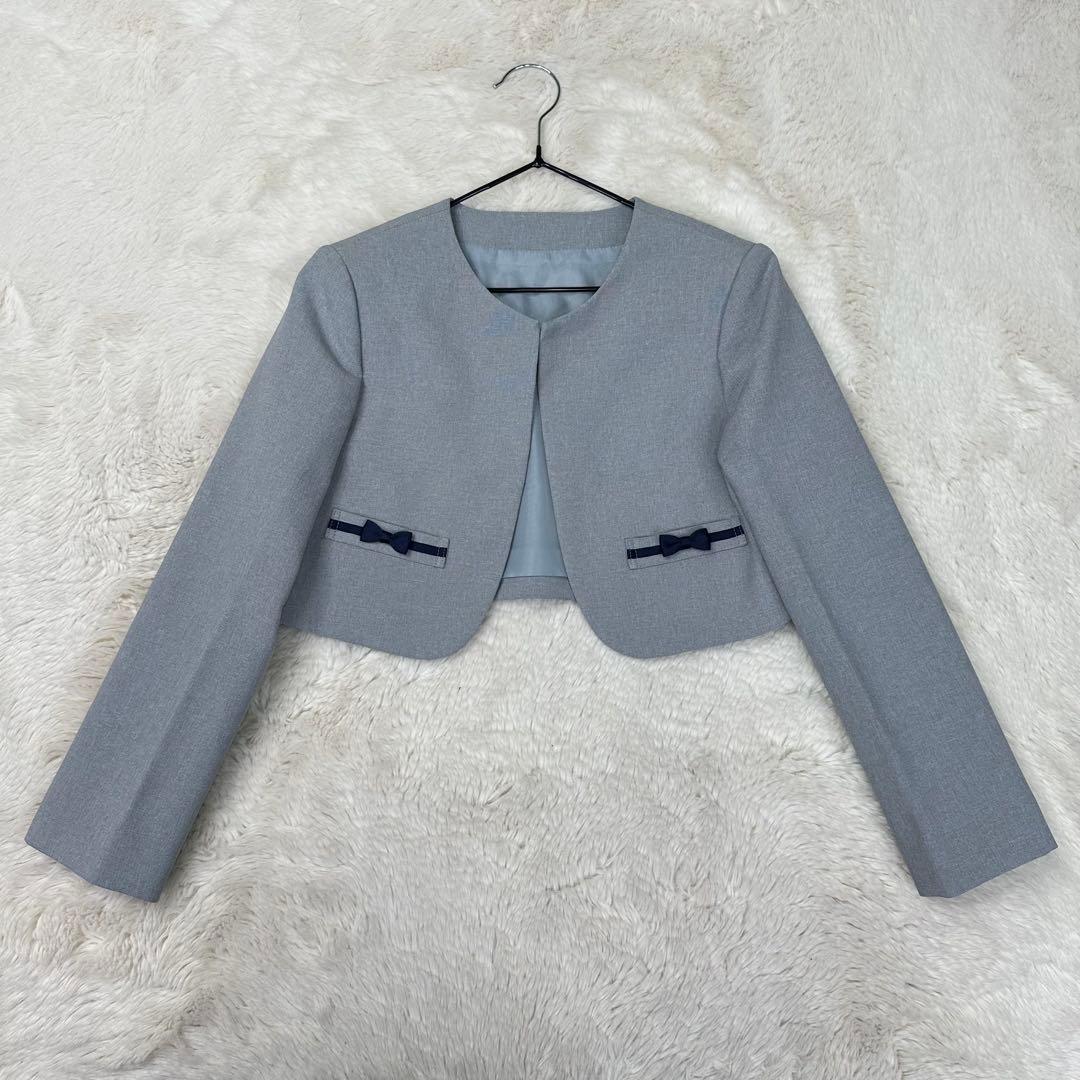 ✨美品✨ショパン 130 入学式 卒園式 フォーマルアンサンブル格子柄ワンピース