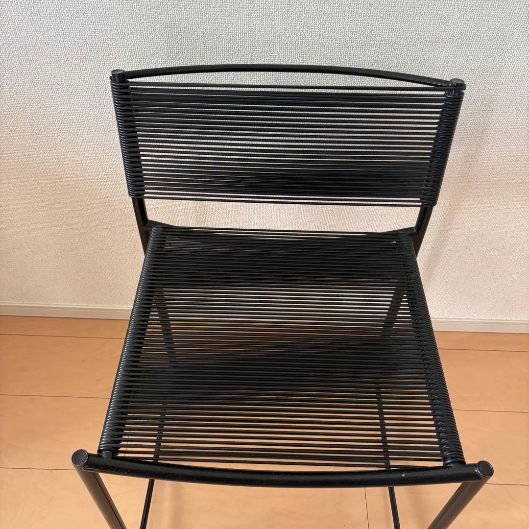 Alias アリアス　スパゲッティチェア　ダイニングチェア　黒　ブラック