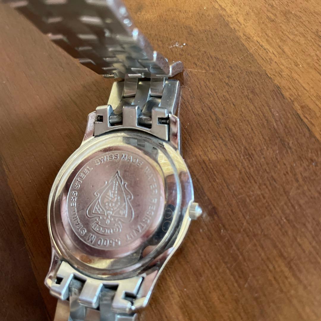 GUCCI　時計　5500M　35mm　箱・ベルト調節パーツ有り　男女兼用