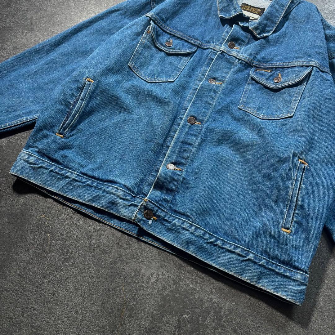 80s Eddie BauerデニムジャケットトラッカージャケットUSA製古着