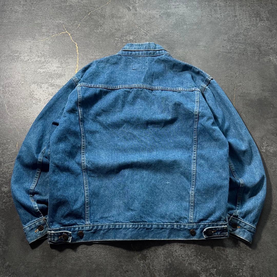 80s Eddie BauerデニムジャケットトラッカージャケットUSA製古着