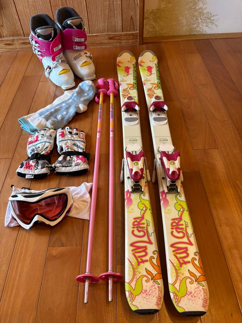 ROSSIGNOL ロシニョール ジュニア スキー板セット（120cm）