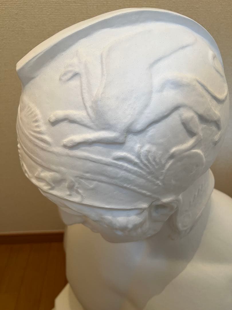 石膏像　マルス　台座付き （美品