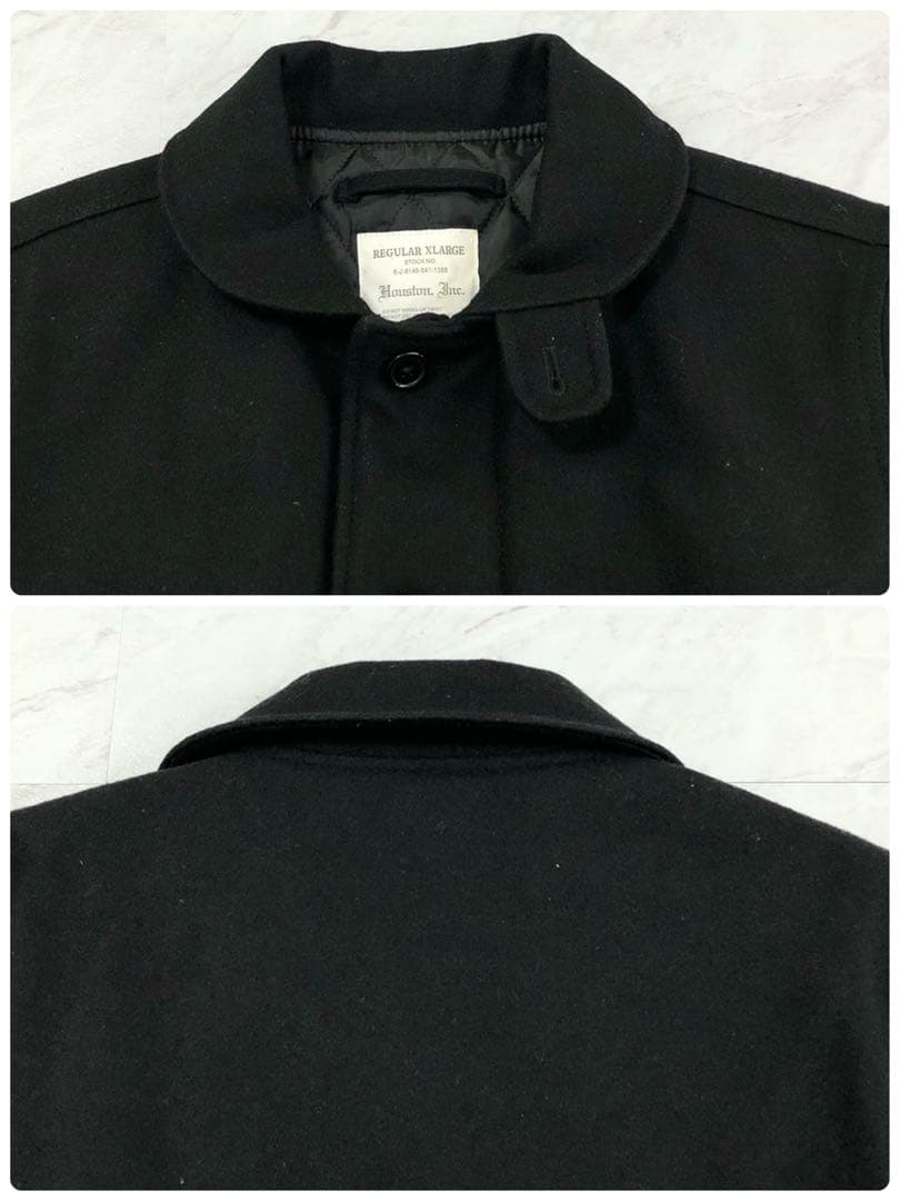 【極美品 WIPER別注】HOUSTON デッキジャケット キルティング ウール