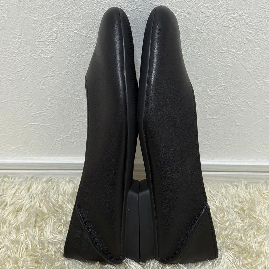 美品✨ CAMPER カシマイラ フラットシューズ　スクエアトゥ　レザー　黒