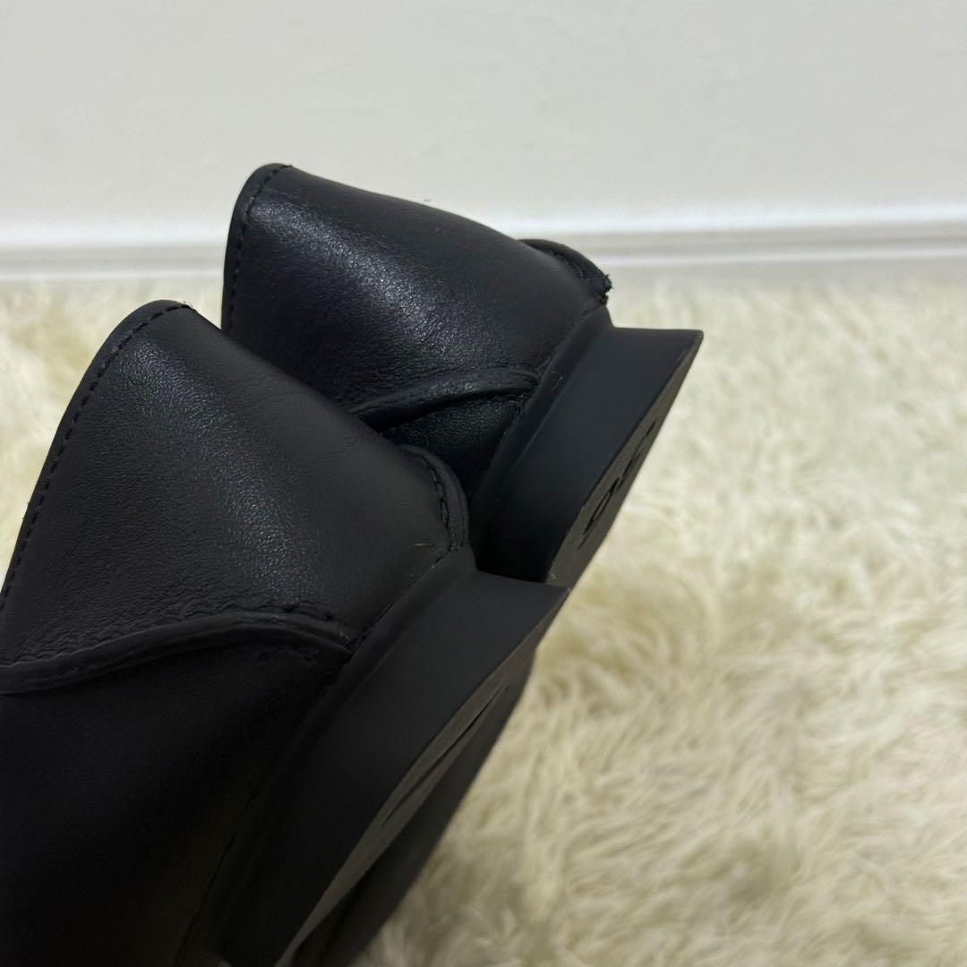 美品✨ CAMPER カシマイラ フラットシューズ　スクエアトゥ　レザー　黒