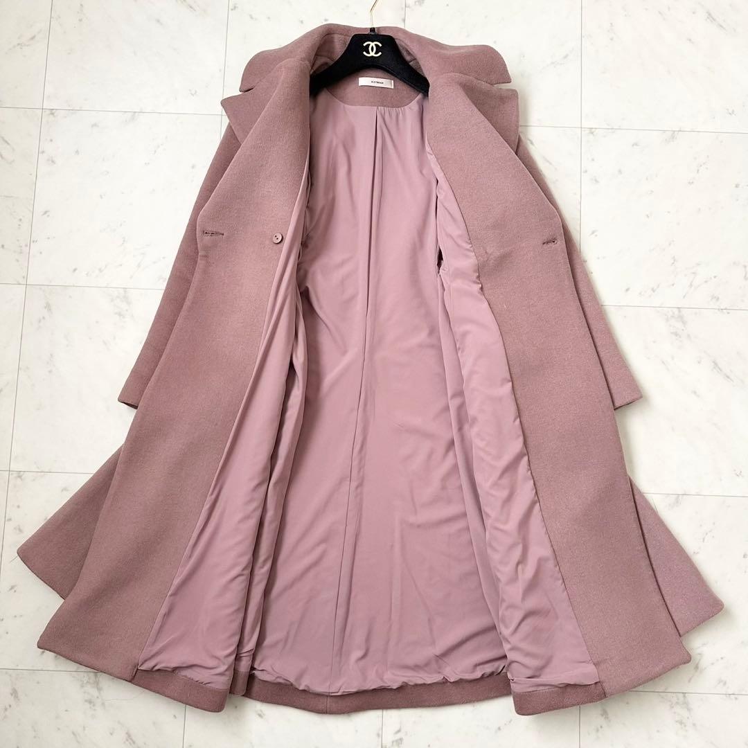 未使用級❤️MISTREASS 三上悠亜　ロングコート　フレア　Aライン　ピンク