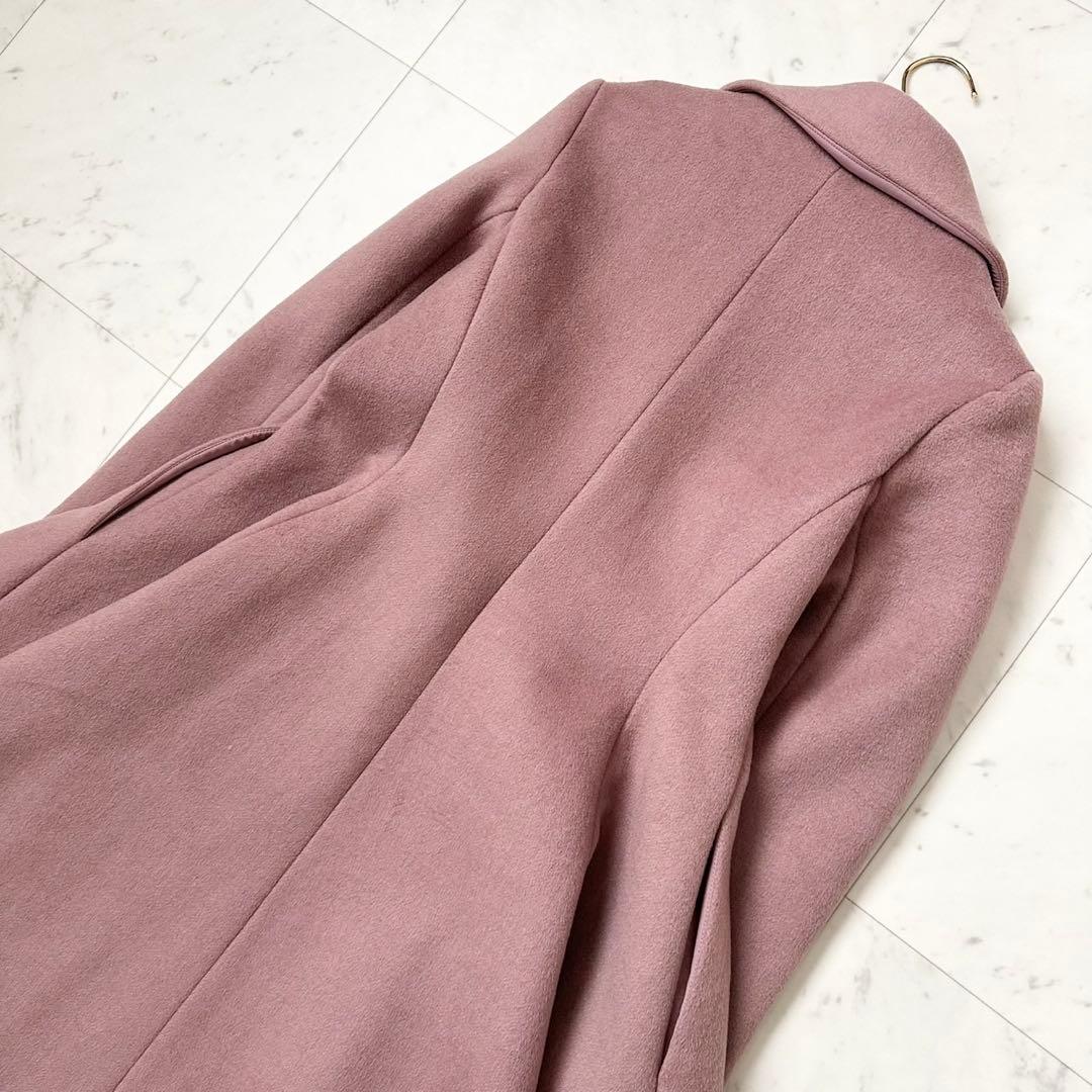 未使用級❤️MISTREASS 三上悠亜　ロングコート　フレア　Aライン　ピンク