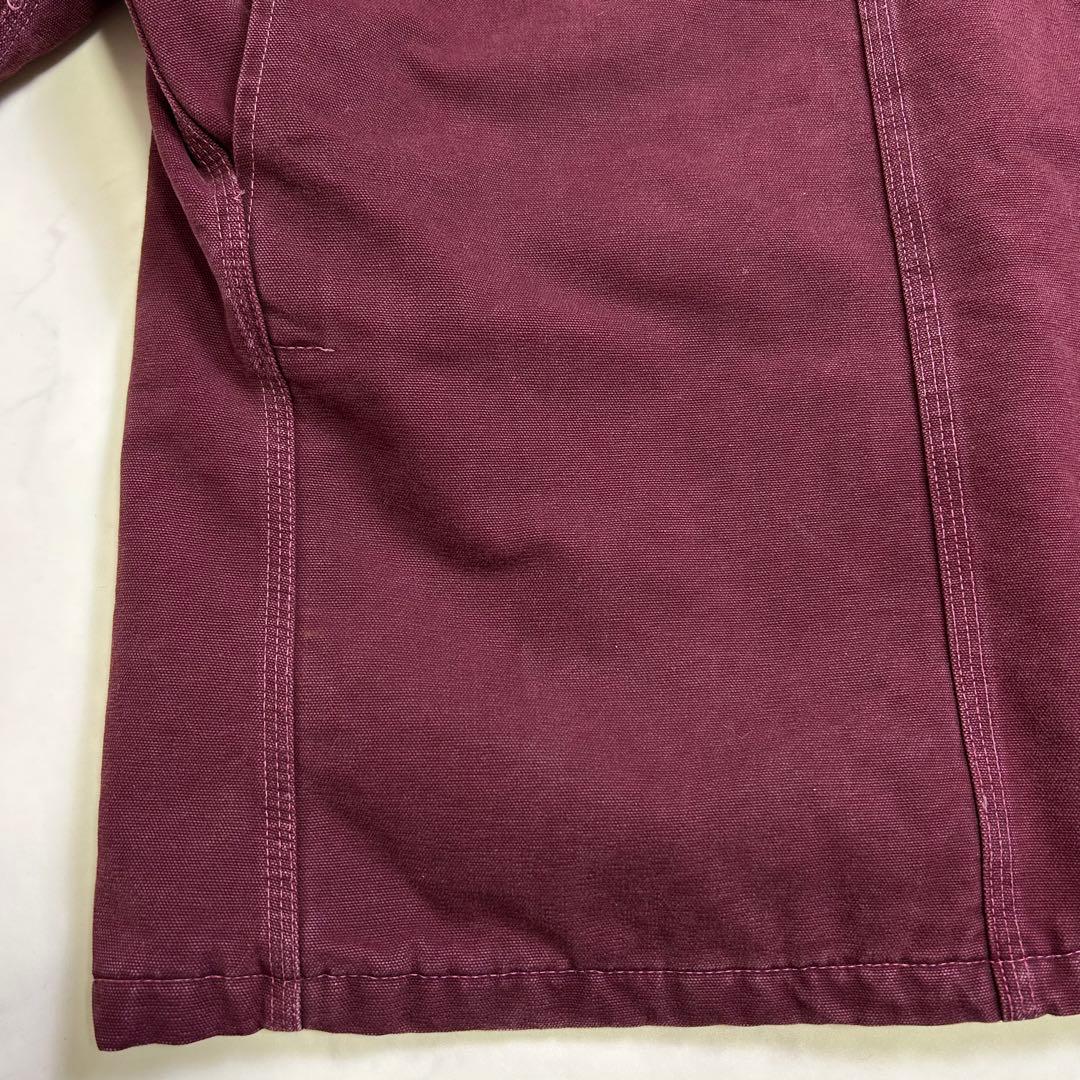 【希少色】美品 星タグ カーハート ミシガンチョアコート バーガンディ L