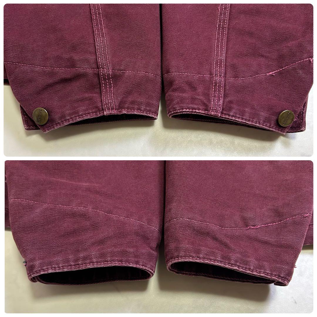 【希少色】美品 星タグ カーハート ミシガンチョアコート バーガンディ L