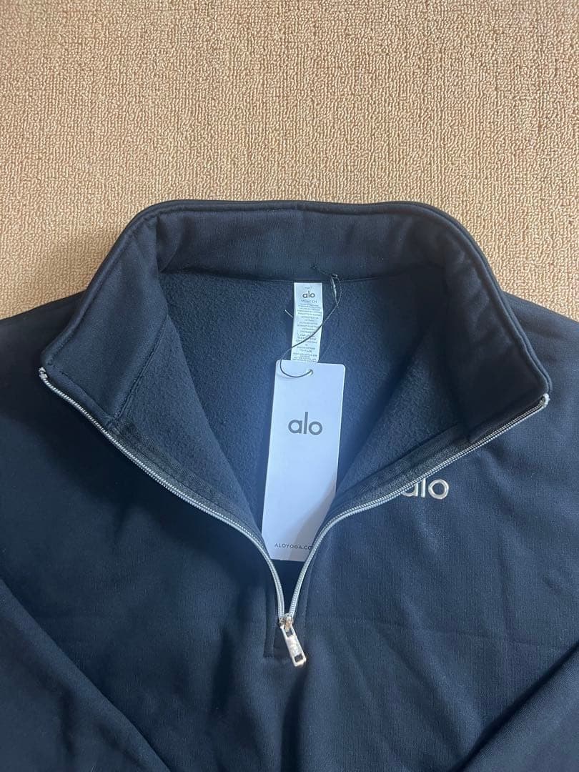 ALO YOGA ジップアップ トレーナー　スウェット　ブラックS M L