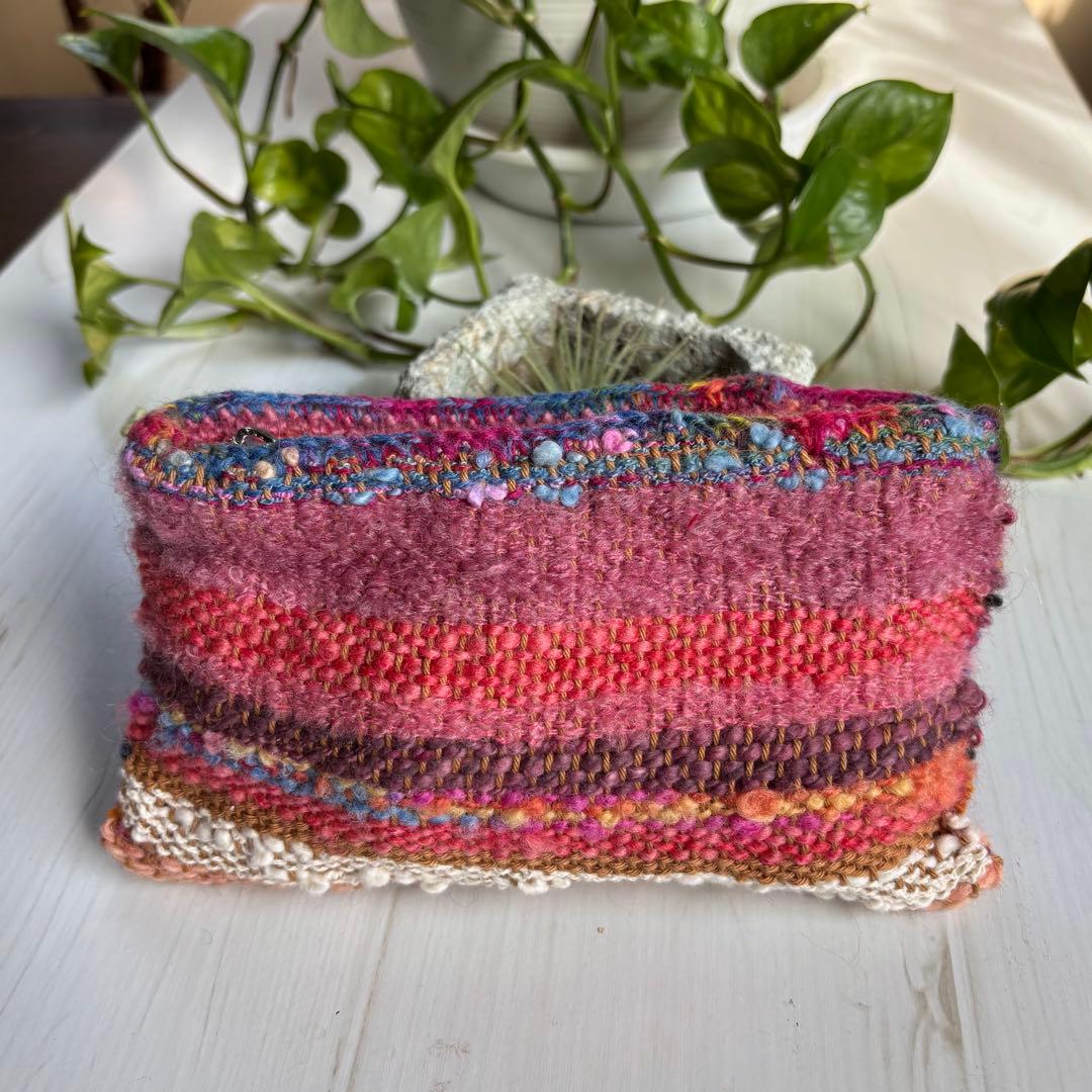 レンコンれん子3点 ★手織りマフラーM5102★M6001★ポーチB-15