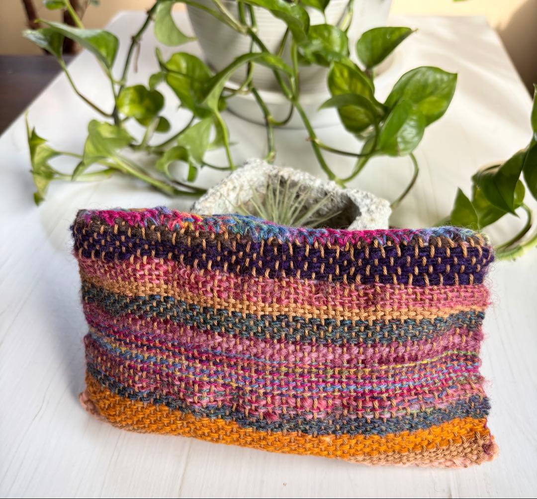 レンコンれん子3点 ★手織りマフラーM5102★M6001★ポーチB-15