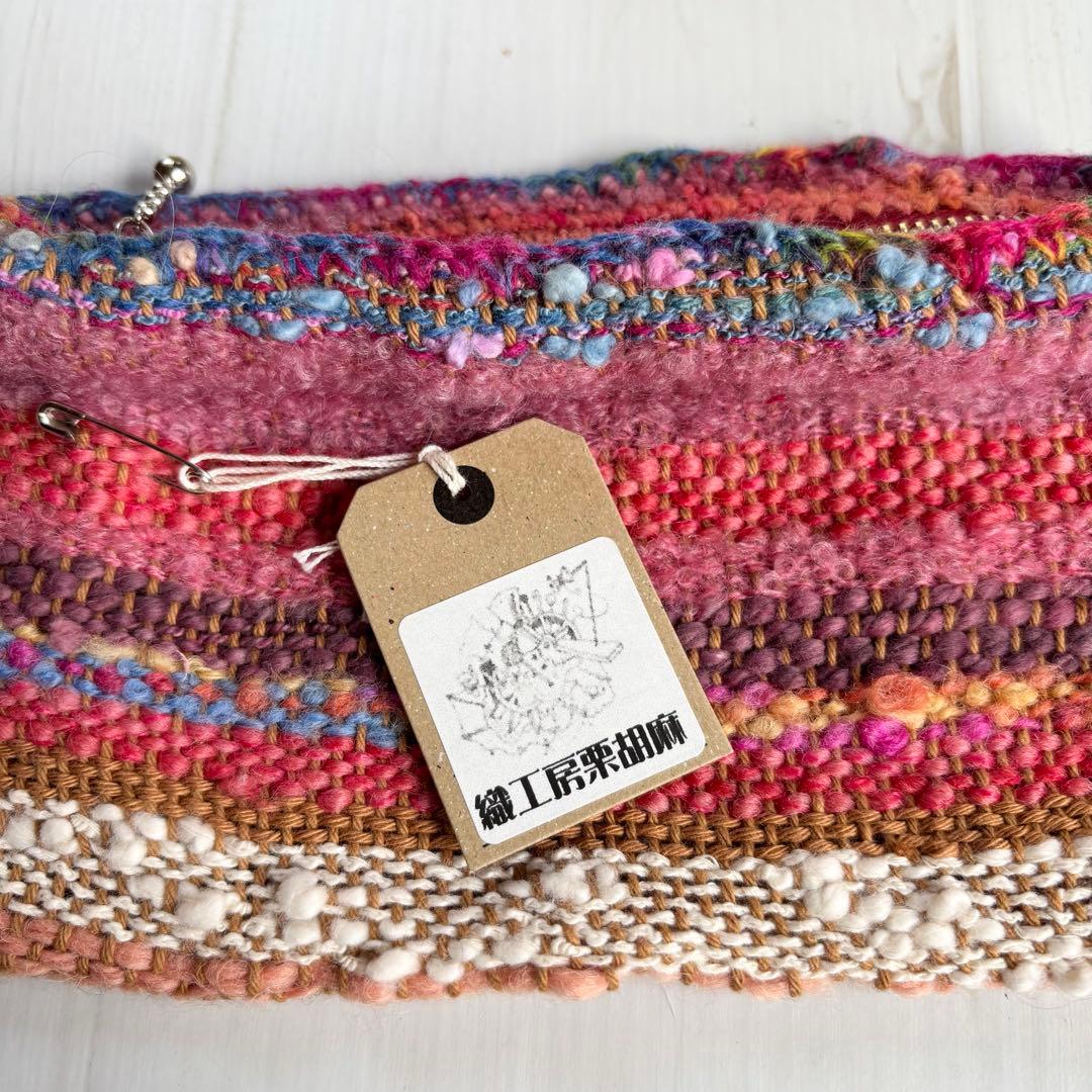 レンコンれん子3点 ★手織りマフラーM5102★M6001★ポーチB-15