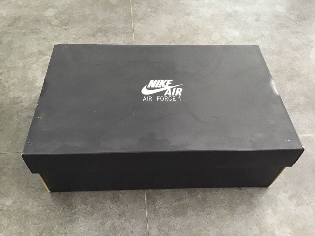 靴 Nike Air Force 1 Black l swoosh 24cm