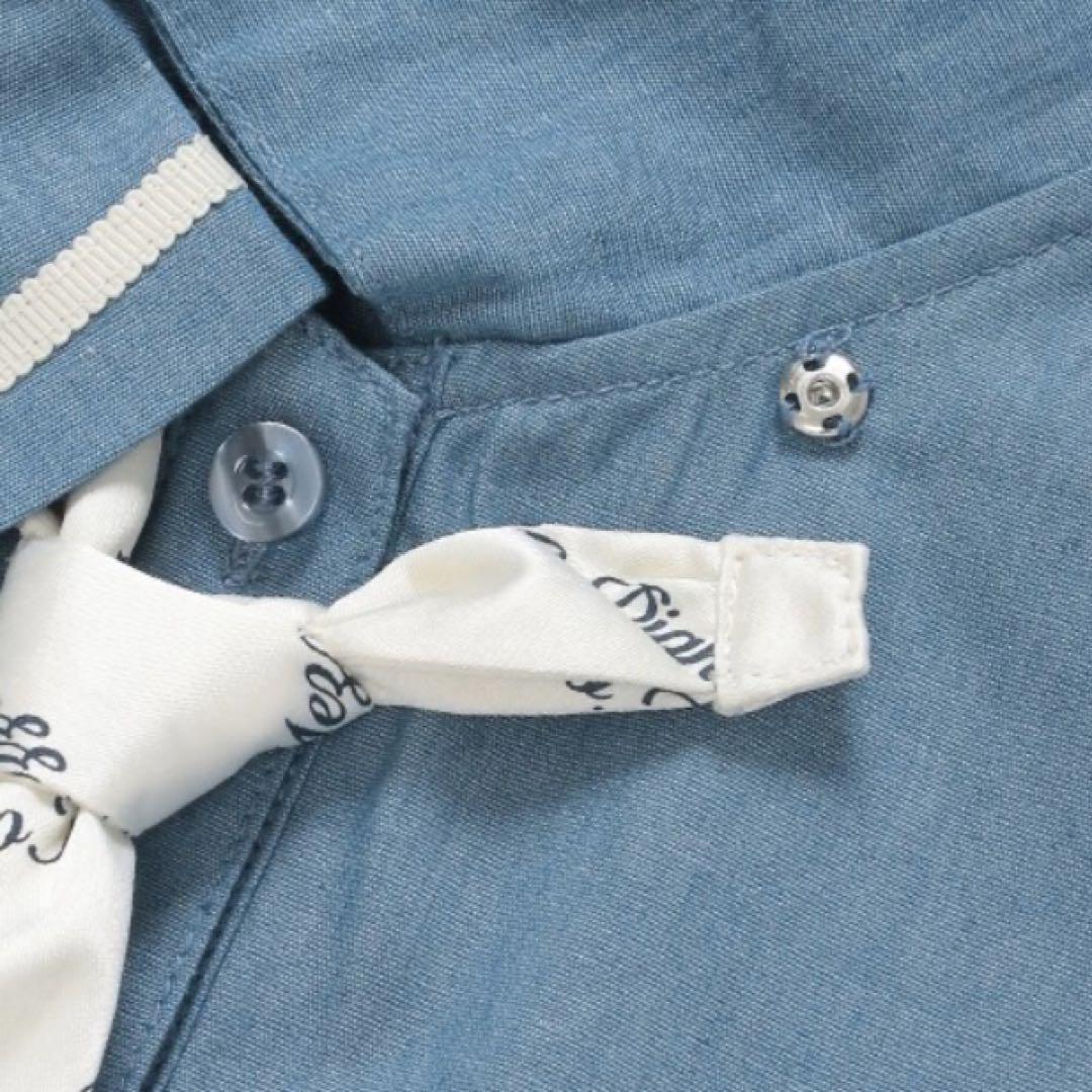 メゾピアノジュニア　スカーフつきセーラーワンピース　140