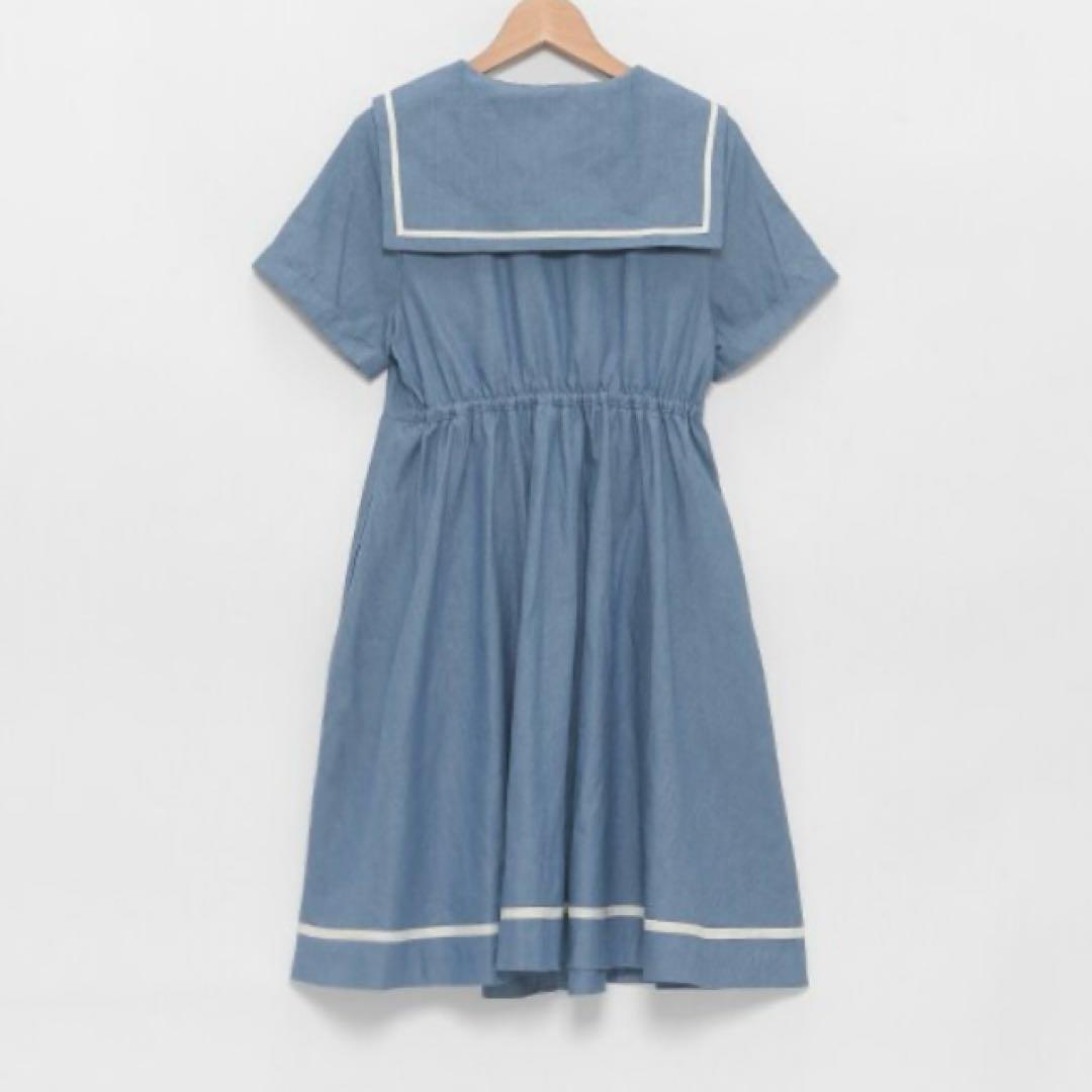 メゾピアノジュニア　スカーフつきセーラーワンピース　140