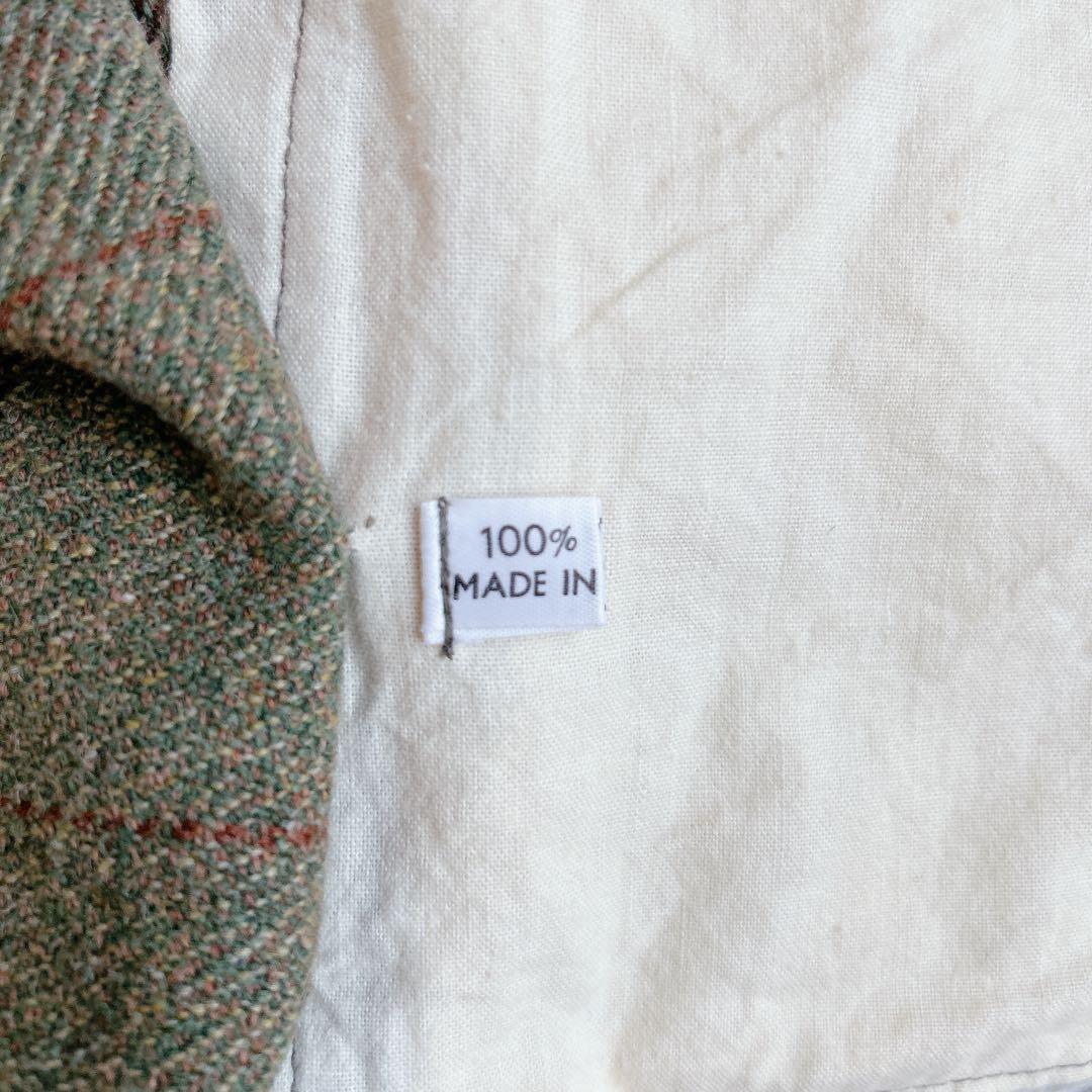 美品 CORDINGS 英国製 アジャスター付 パンツ 36 グリーン チェック