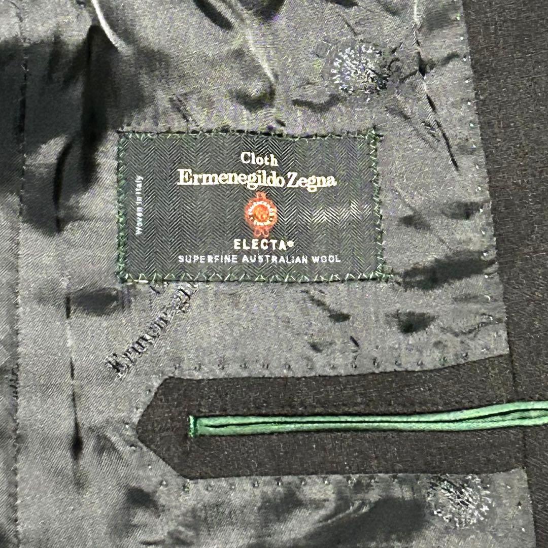 良品　エルメネジルドゼニア生地　スーツセットアップ　100AB7 ネイビー系