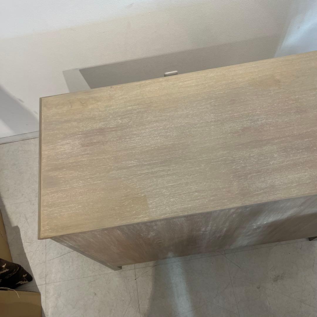 チェスト　シェビー　ホワイト　4段　5杯