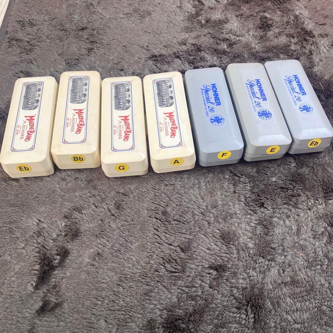 Hohner ブルースハープ ハーモニカ 7個セット