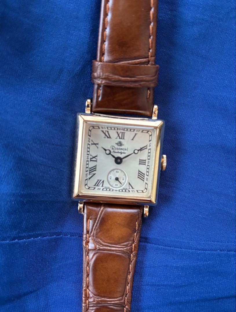 値下げ！【Rosemont 】腕時計 クォーツ 替えベルト付き