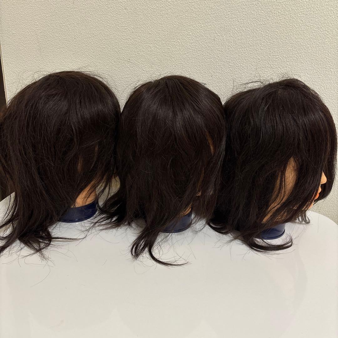 美容師　カットウィッグ　5体セット　トレーニング