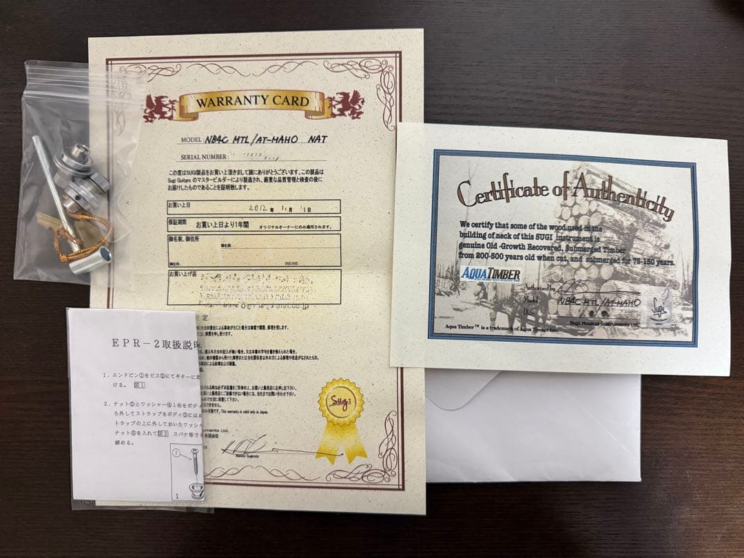 元旦割 sugi製 NB4 ジャスベース2PU 24フレット パッシブ オーダー