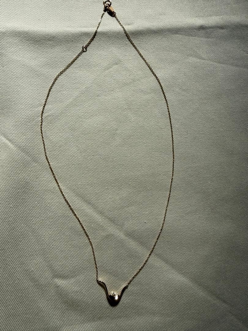 ete ダイヤモンド ネックレス ミストピンク ケース付き