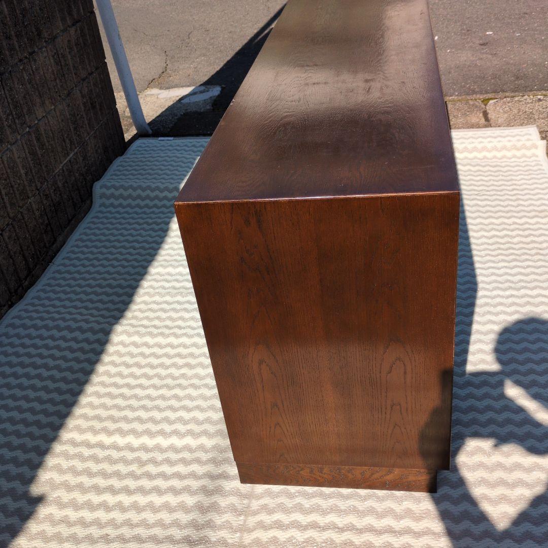 ダークブラウン 木製チェスト 8引き出し