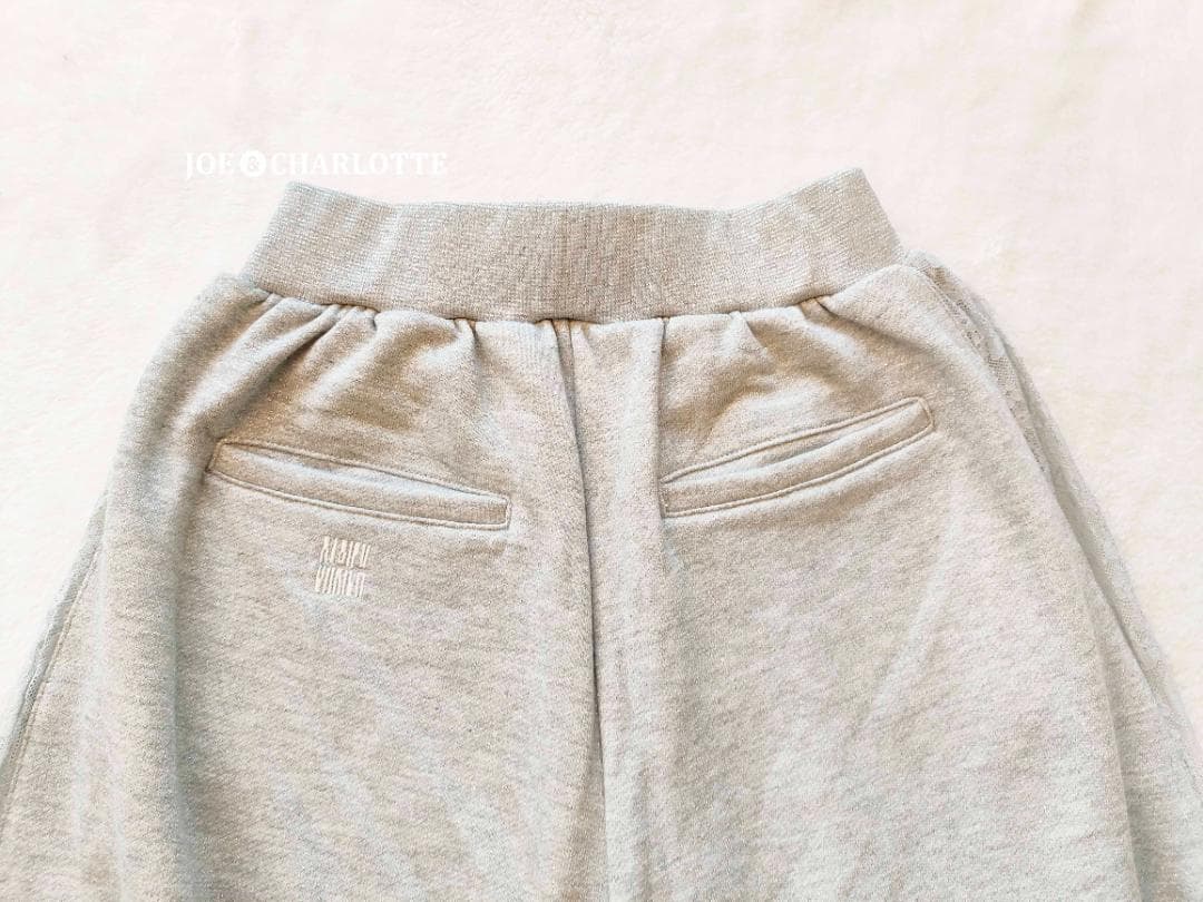 ダーリッチ darich カラーラメスウェットバレルパンツ グレー FREE