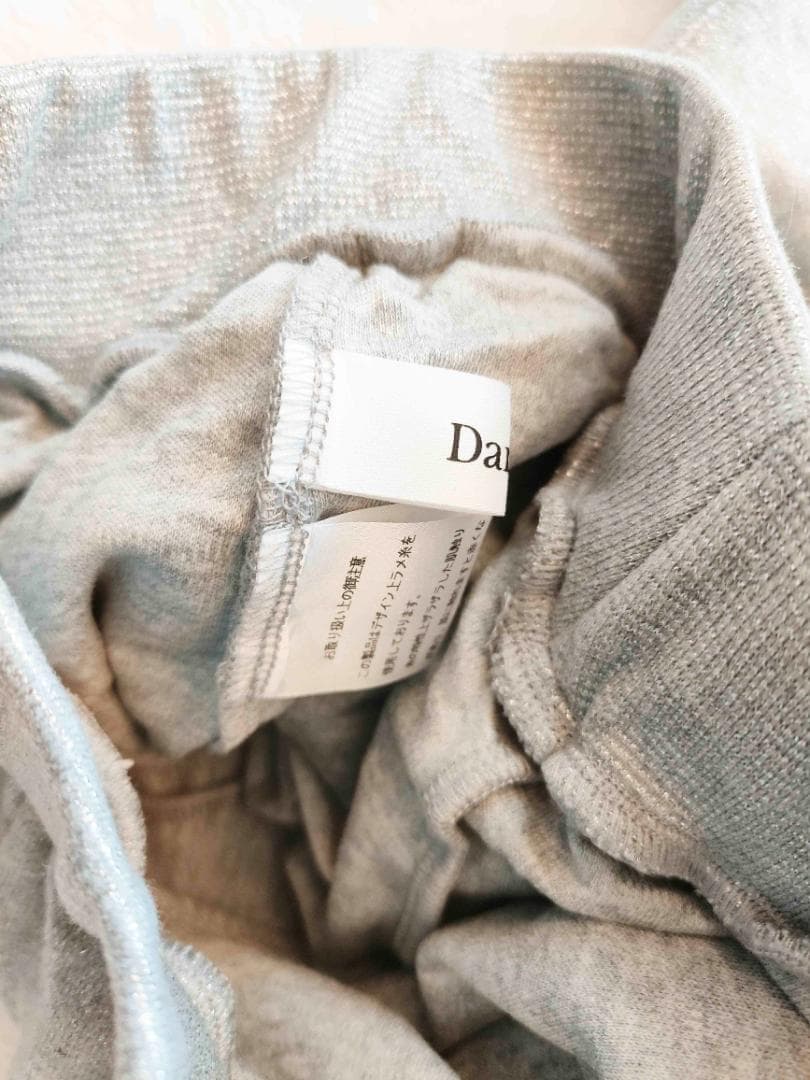 ダーリッチ darich カラーラメスウェットバレルパンツ グレー FREE