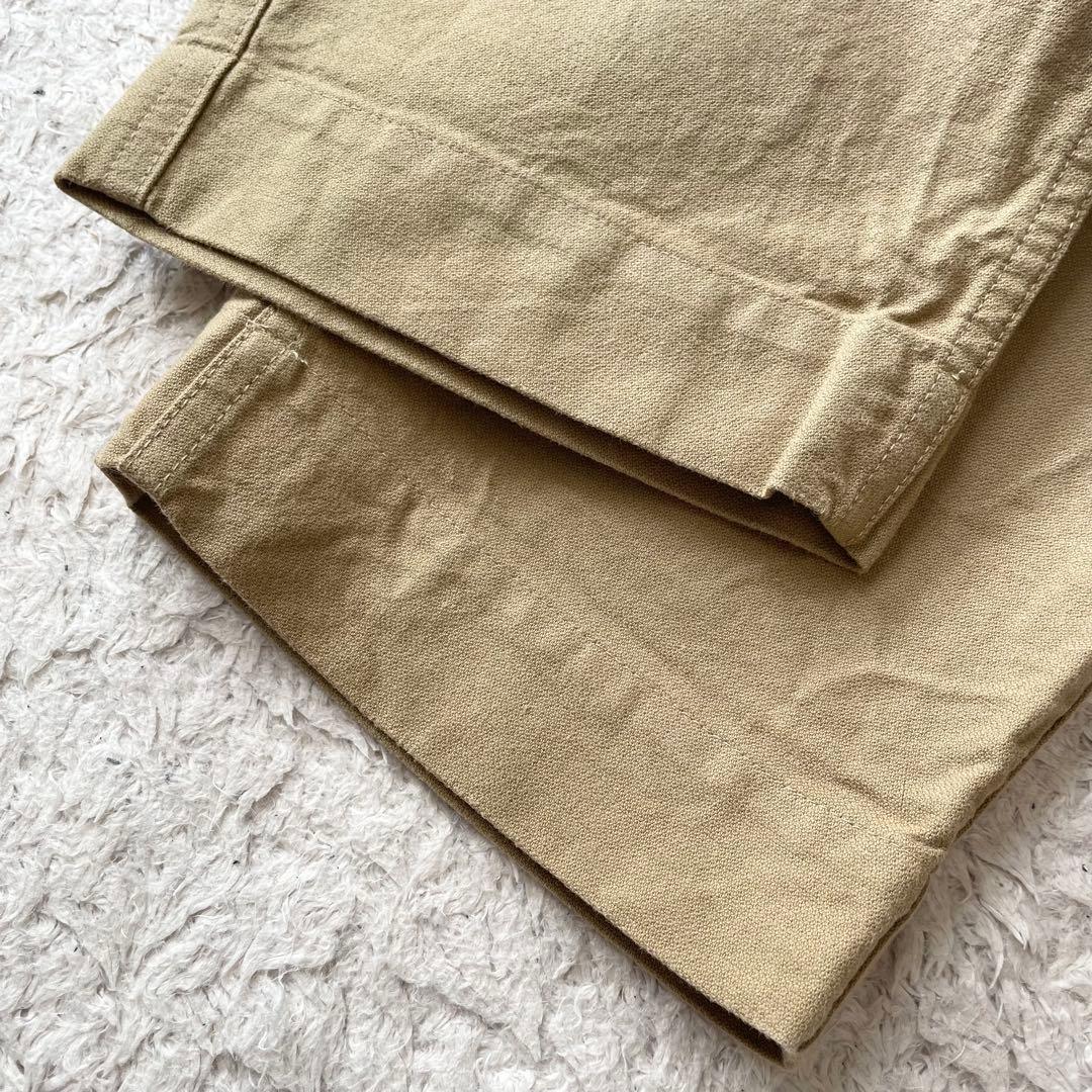 美品 MHL ファインコットンベイカーパンツ 2 ベージュ