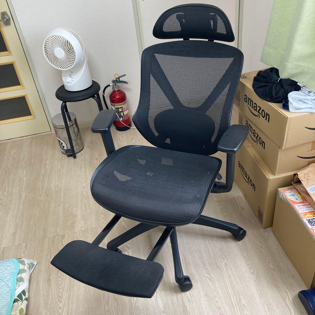 リクライニングワークチェア(フォリスト BK) ニトリ ※値引き可能