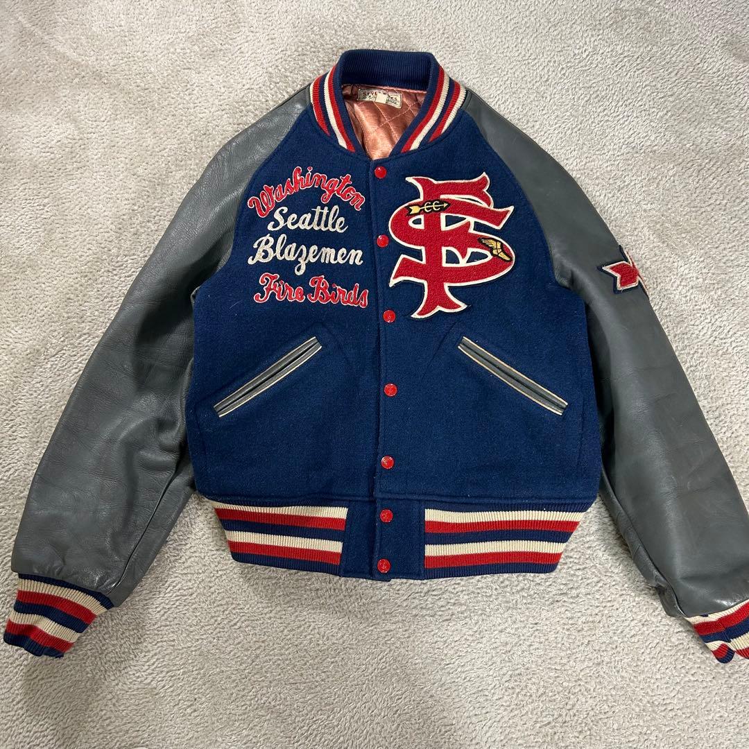 【おゆ】STYLE EYES 東洋エンタープライズ スタジャン　牛革　38