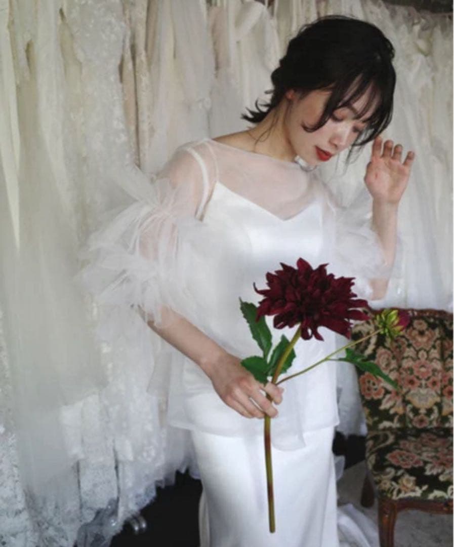 ドレスプロダクション フリルスリーブ トップス（W308）