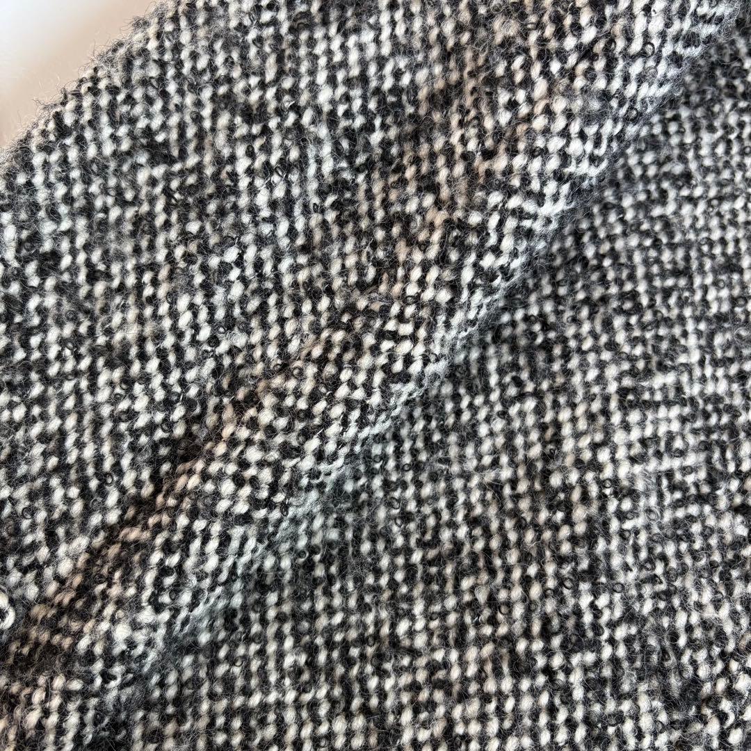 人気◆バーバリーロンドン ツイード コート メタルボタン 38 M