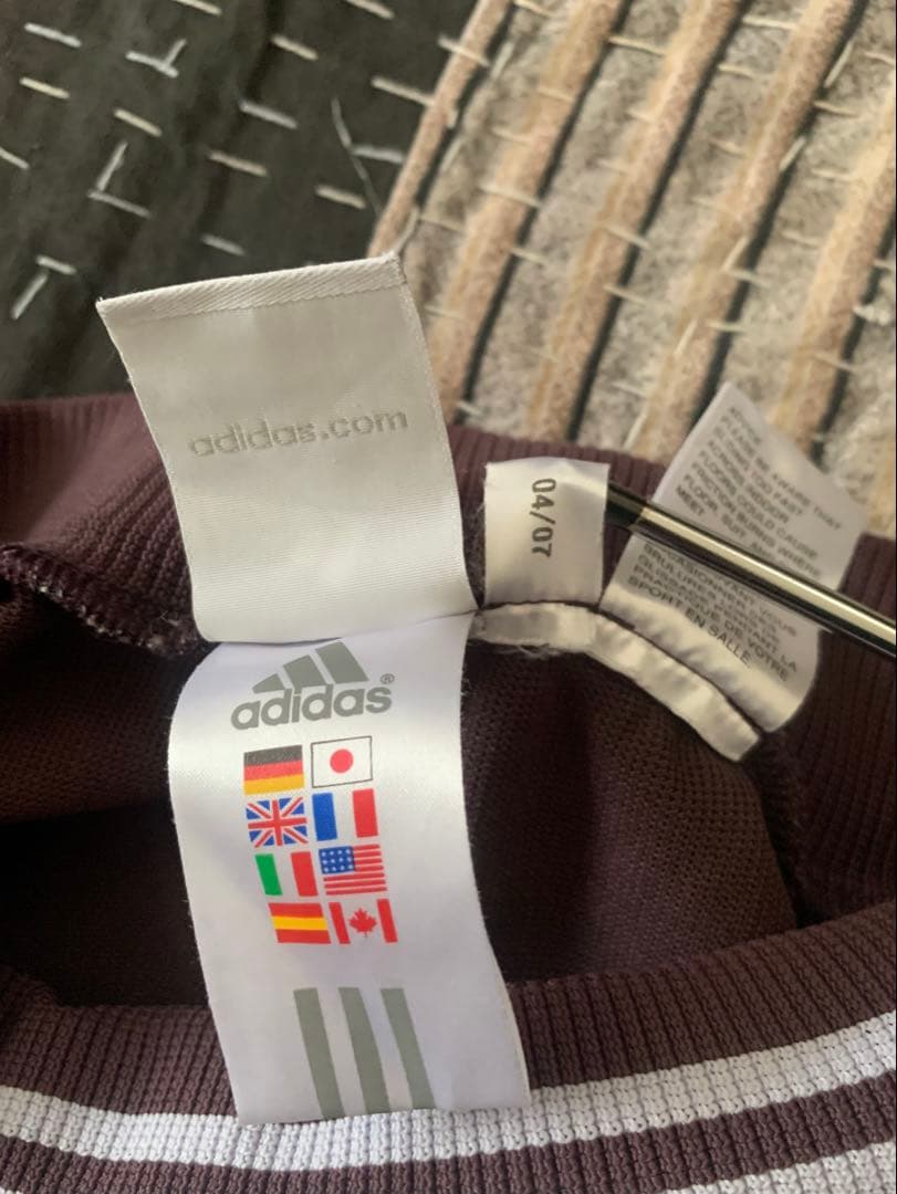 2007年製 adidas vtg ジャージ セットアップ パープル 水色