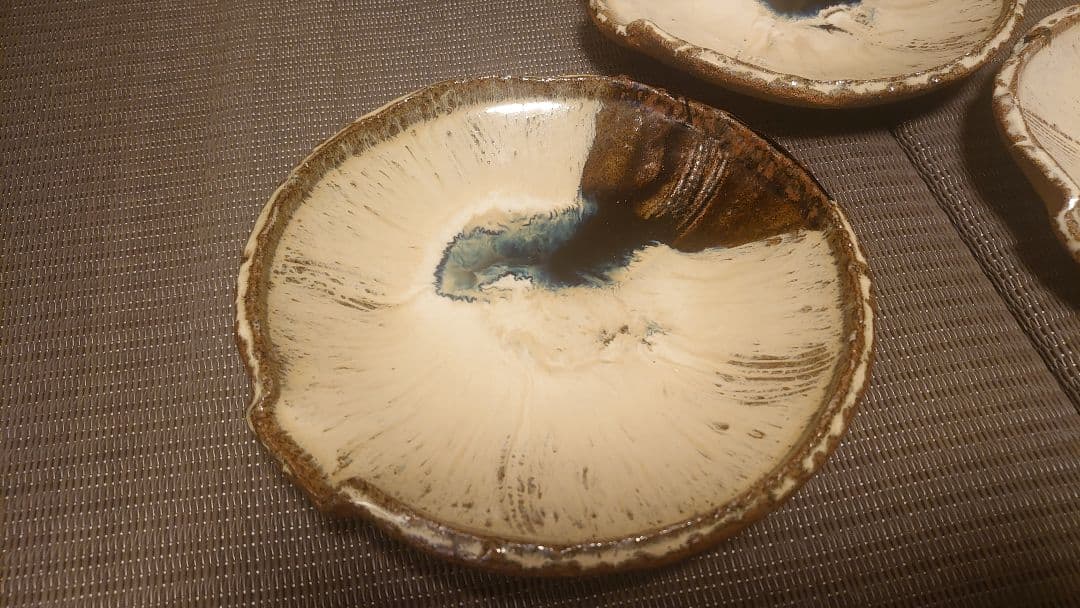 丸田宗彦 朝鮮唐津 摺鉢 向付5枚セット 共箱付き 唐津焼