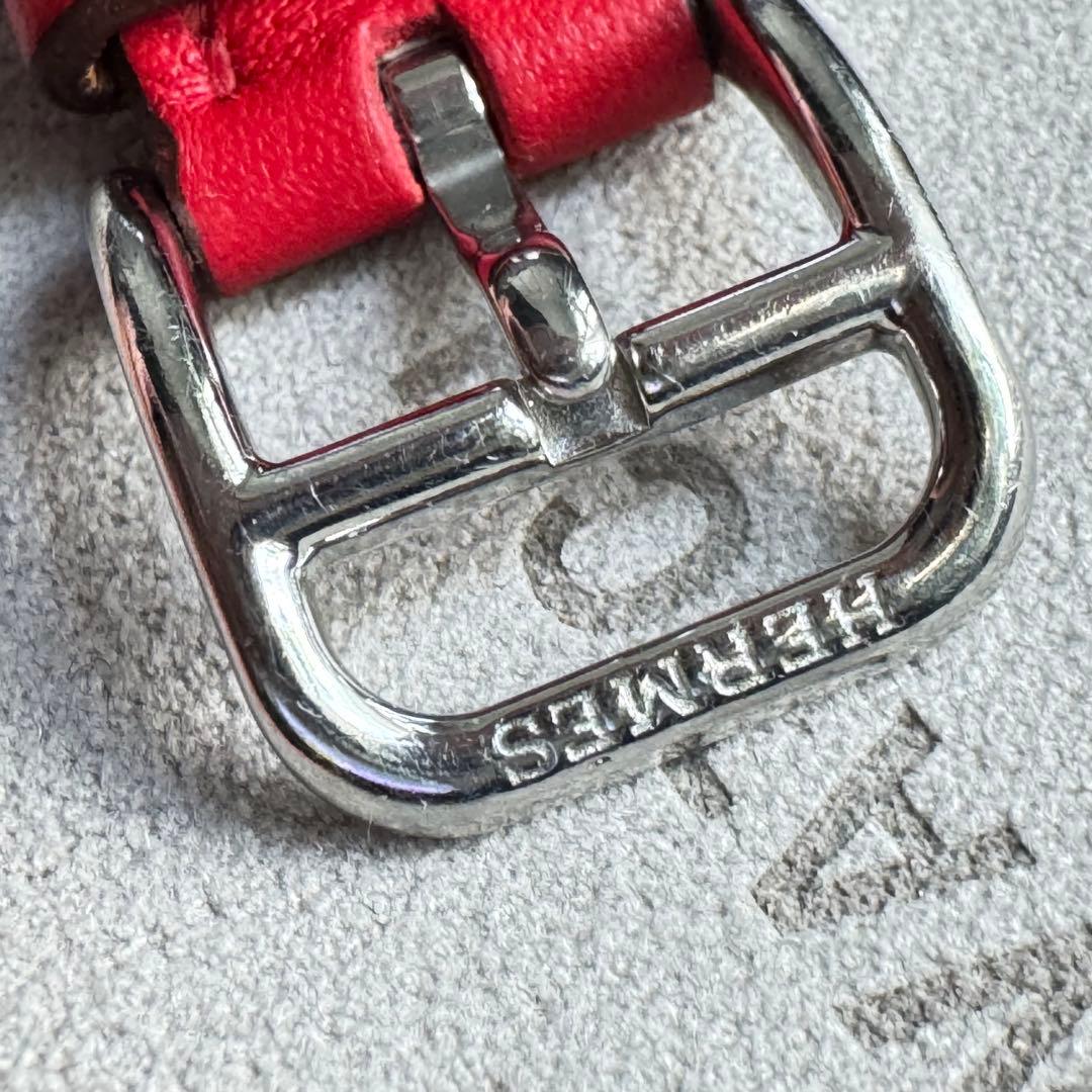 2470 Apple Watch エルメス　ルージュドゥクール　二重　レザー