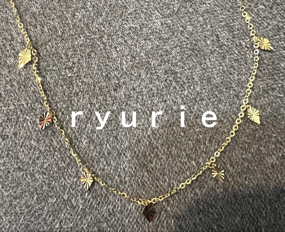 18金K18レディースネックレス43センチ